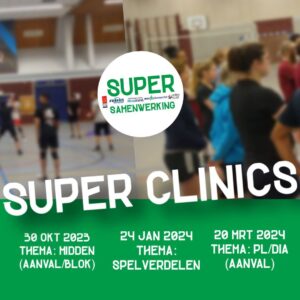 Super Clinic thema Spelverdelen @ Gymzaal Bloemhof
