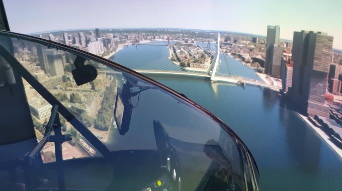 Sponsoractie Helikoptersimulatie